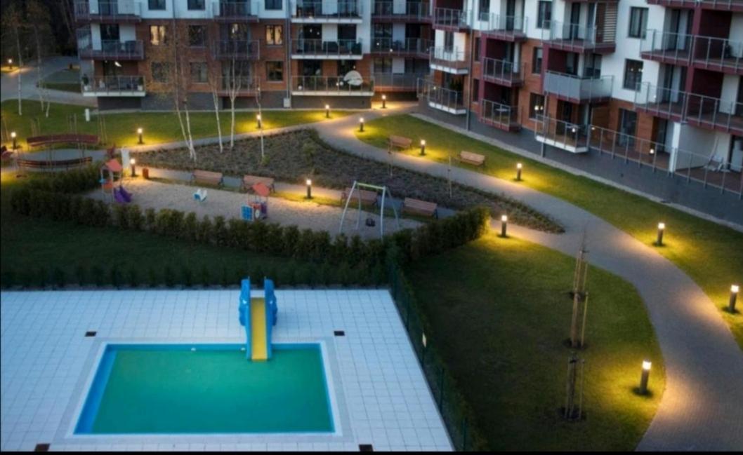 Morze Kolobrzeg Basen Kryty Apartment Exterior foto